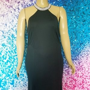 Black Love Plus Size Maxi Dress